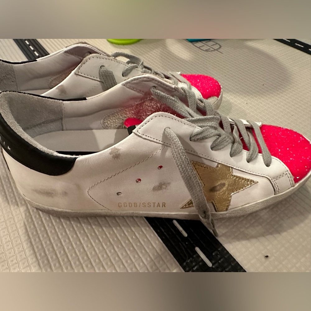 Size 38 Golden Goose Superstars - like new
